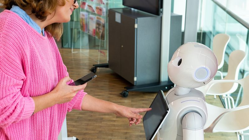 While service robots with male characteristics can be more persuasive when interacting with some women who have a low sense of power, “cute” design features — such as big eyes and raised cheeks — affect both men and women similarly, according to new research from a team in the Penn State School of Hospitality Management. Credit: Scharfsinn86/Getty Images. All Rights Reserved.