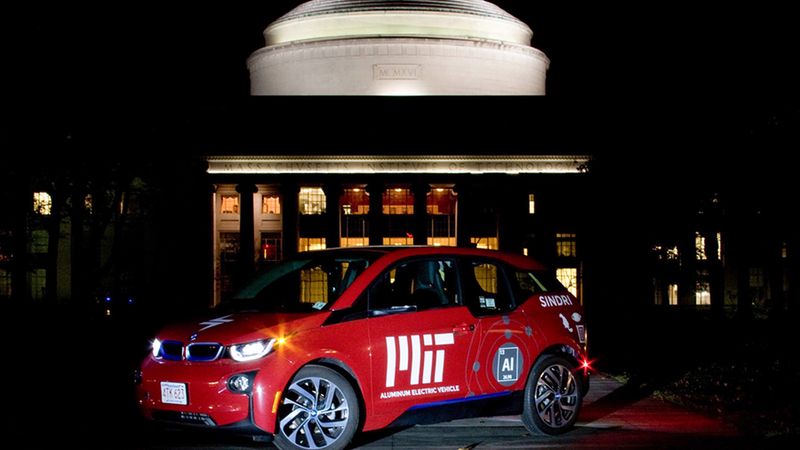 MIT engineers have developed a new aluminum-based process to produce hydrogen gas, that they are testing on a variety of applications, including an aluminum-powered electric vehicle, pictured here. Credit: Courtesy of the researchers