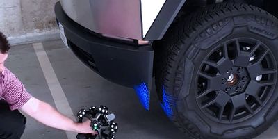 How SCANTECH's NimbleTrack Helps Design Custom Wide Body Kits for the Tesla Cybertruck