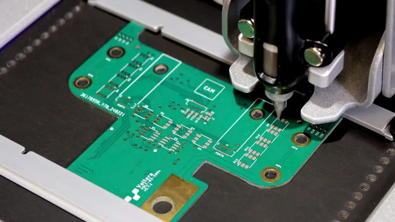 Dispensing Solder Paste on Factory Fabricated PCBs
