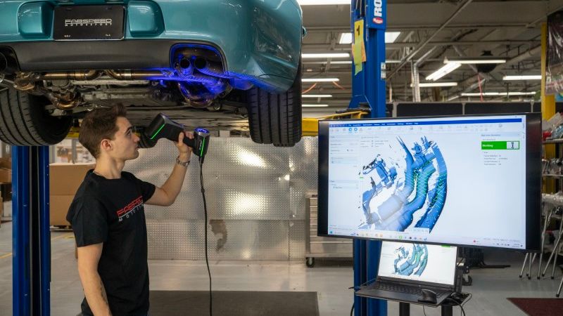 How Handheld 3D Scanner Helps for Porsche Modifications