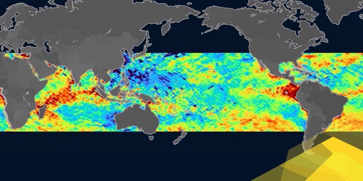 Tracking ocean microplastics from space