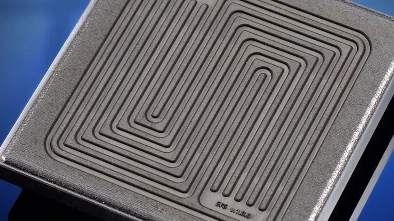 More than 30 meters of metal per minute