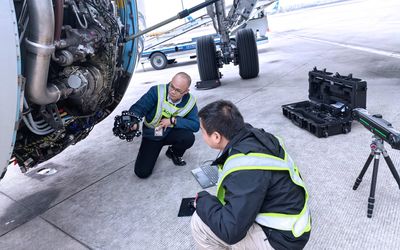 Custom Fixture Solutions for Aircraft Engine Maintenance Using 3D Scanning