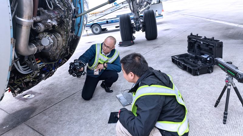 Custom Fixture Solutions for Aircraft Engine Maintenance Using 3D Scanning