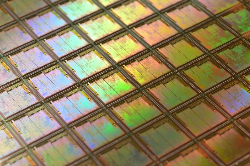 silicon wafer chip