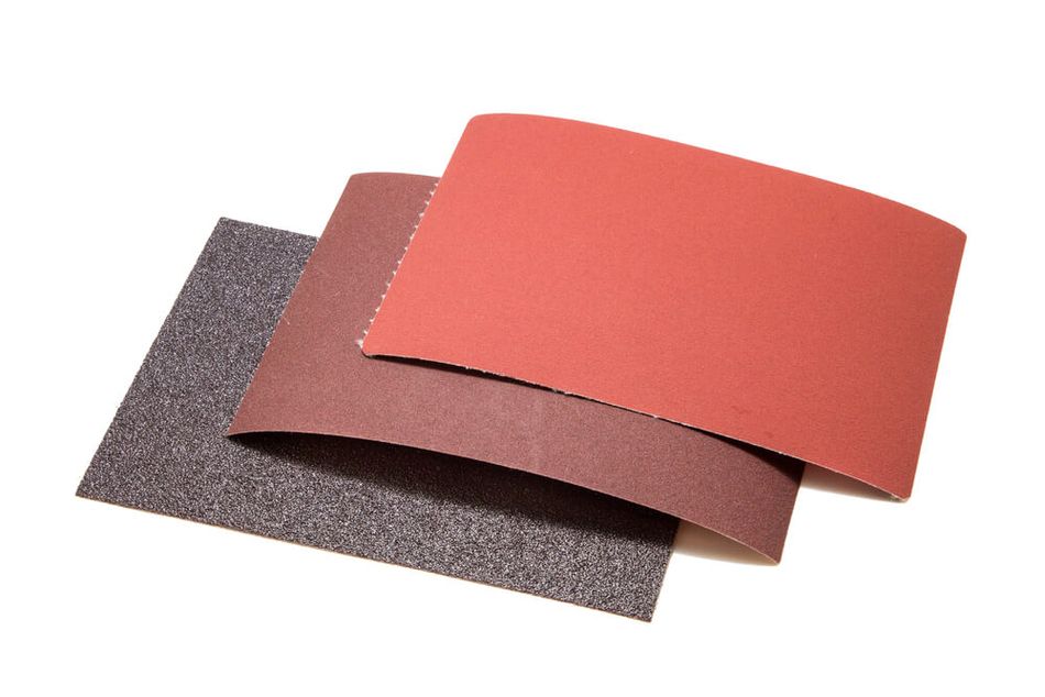 Sandpaper various grit sizes