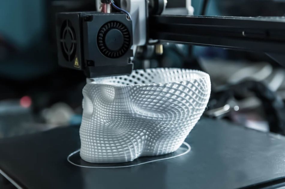 3D printed skull with skirt
