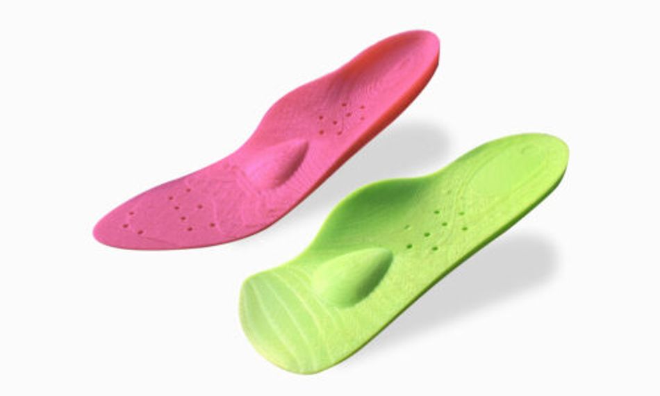 Zoles' 3D printed insoles made with flex filament