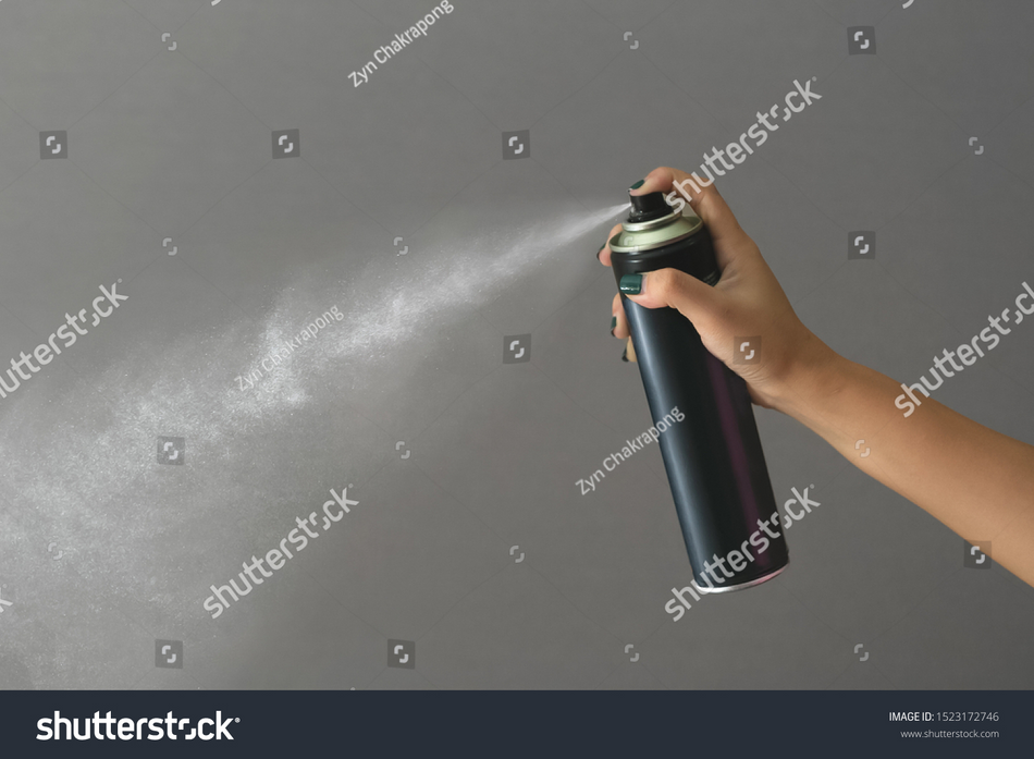Hairspray can 