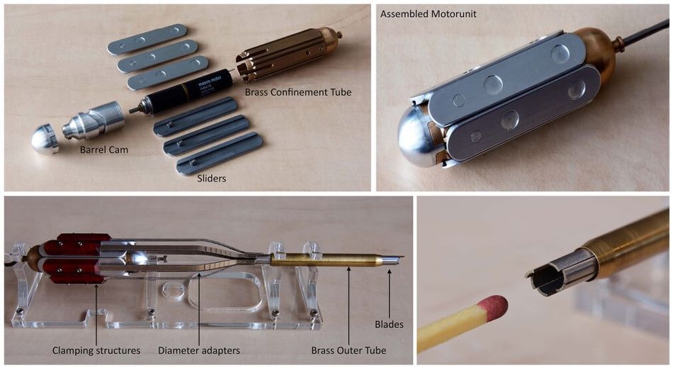 Prototype of the wasp-inspired extraction device