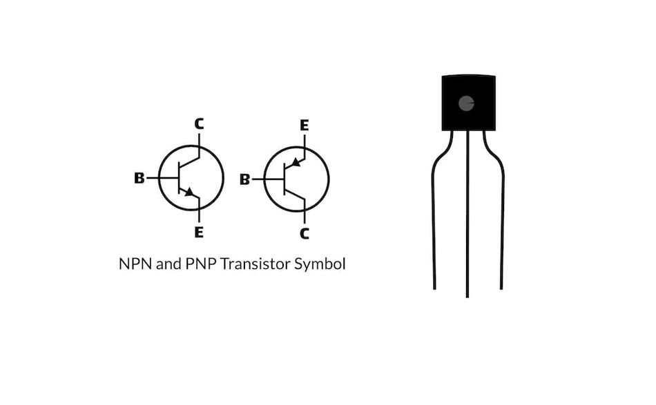 NPN and PNP transistor