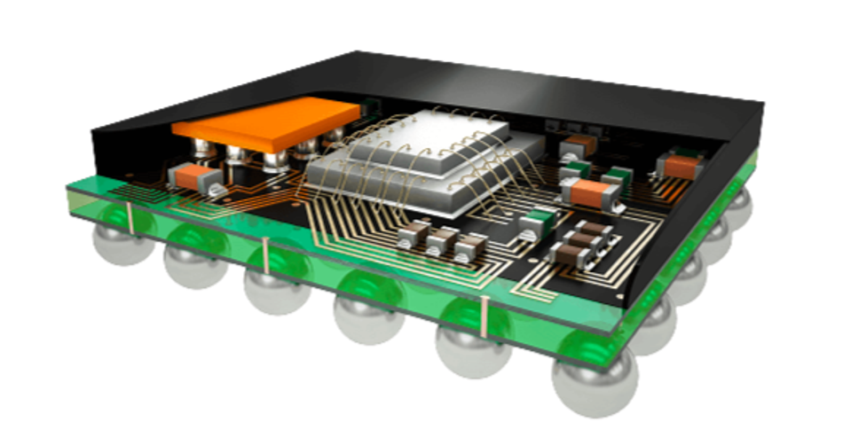 Components inside System in Package; Credits: ipc2u