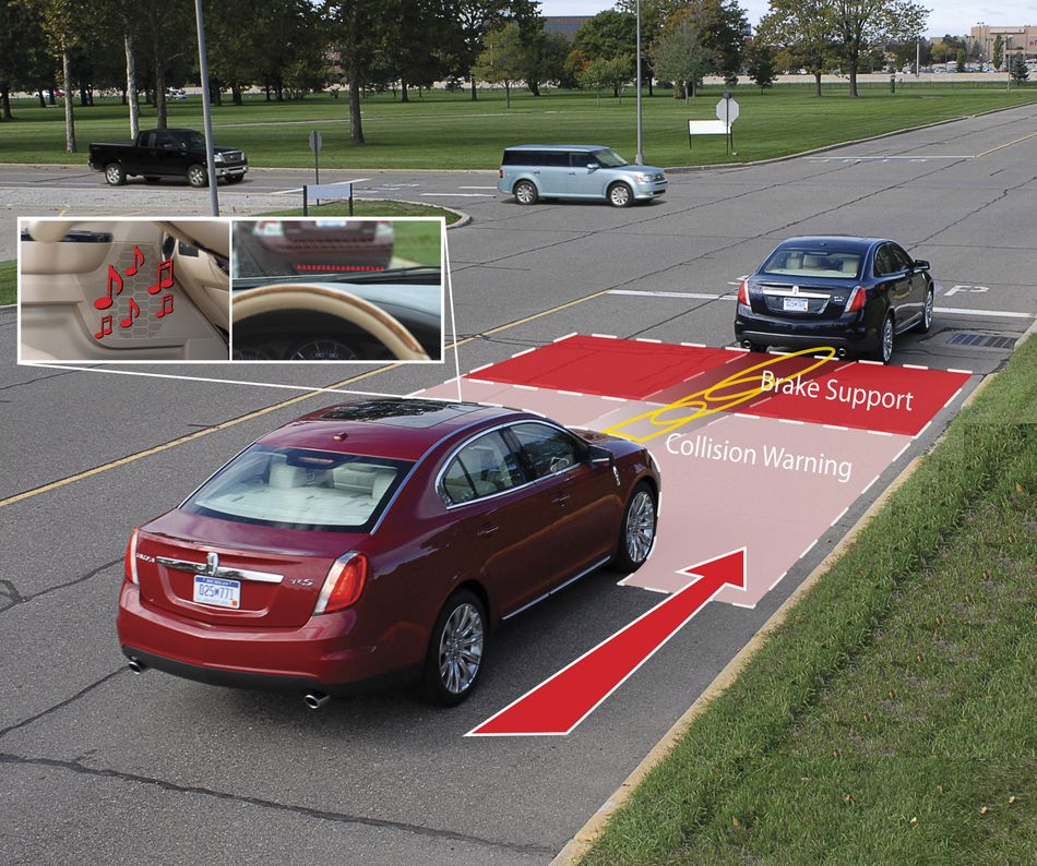 Adaptive Cruise Control (ACC) and collision avoidance.