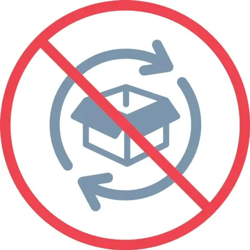 No cancel no return orders increased