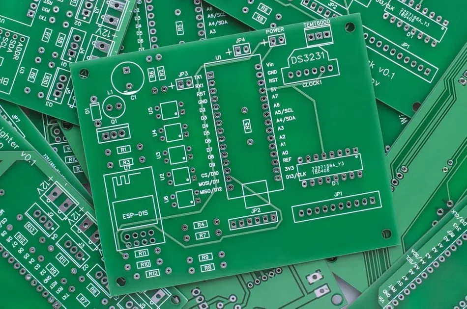 Printed Circuit Board with Hot Air Solder Leveling (HASL); Credits: foresiteinc