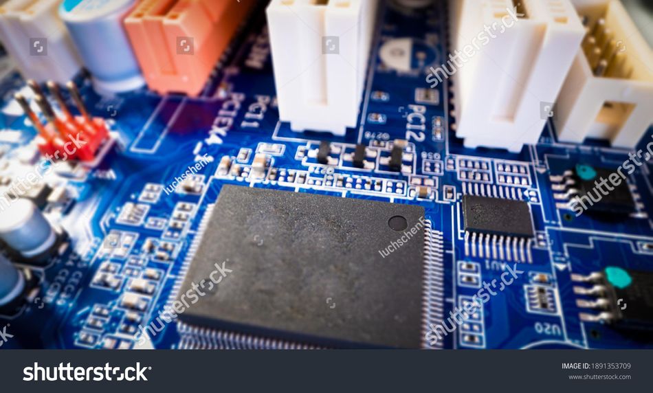 Background of recycled electronic PCB waste and outdated consumer electronics