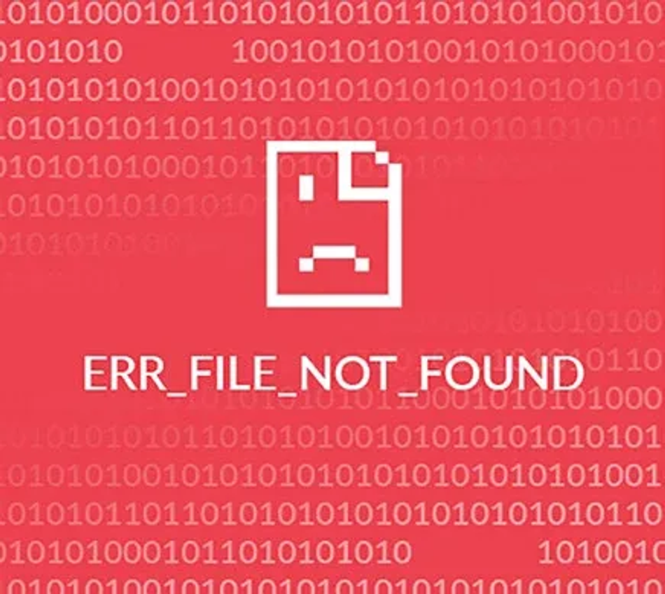 Error file not found
