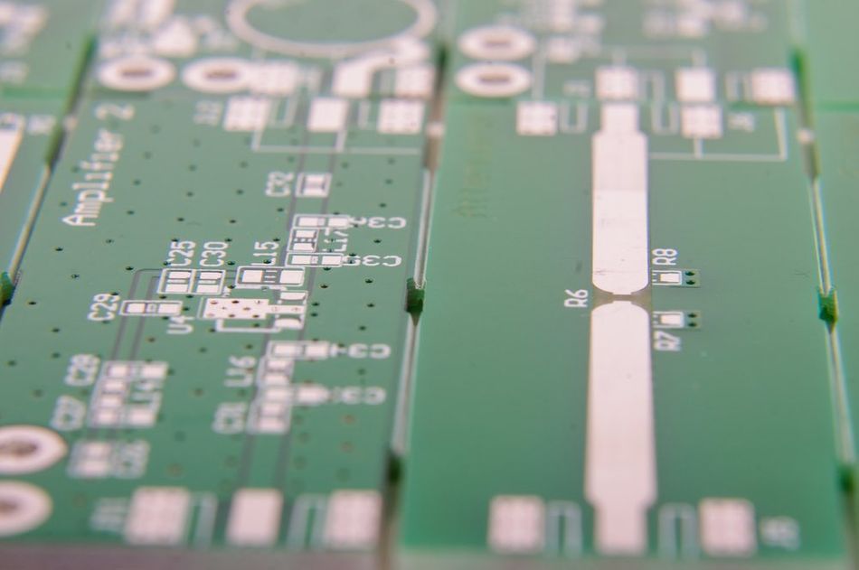 PCB Panels to be separated with a V-grooving technique