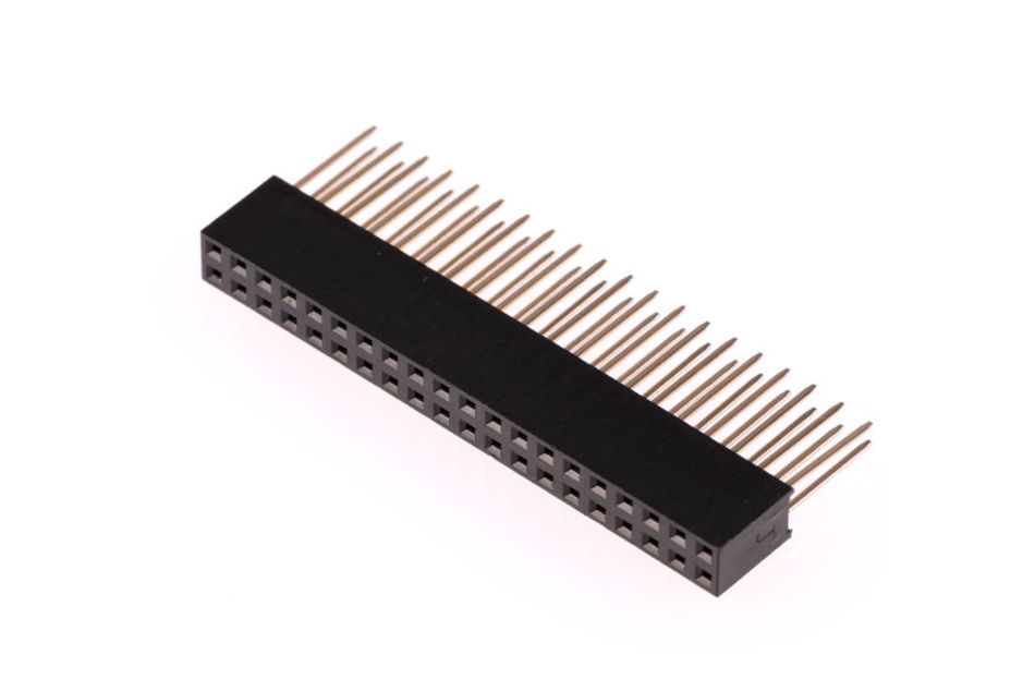 40-pin GPIO Stacking Pin Male Connector & 2x20 Female