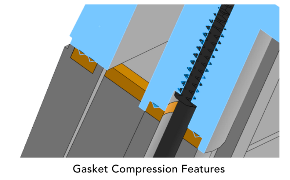 Gasket Compression Features