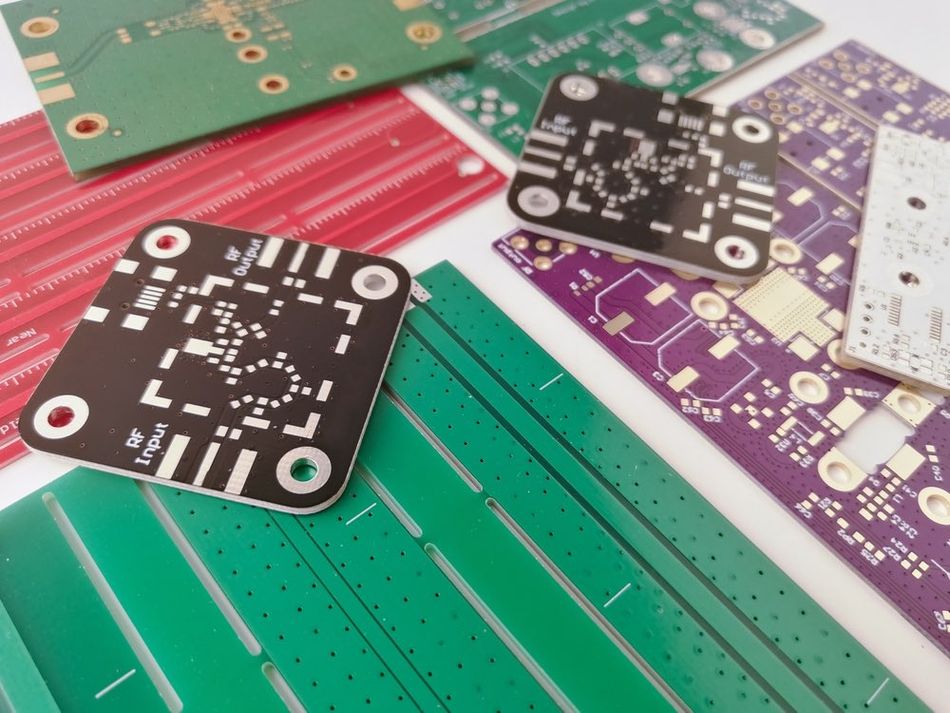 Various colors of PCB silkscreen