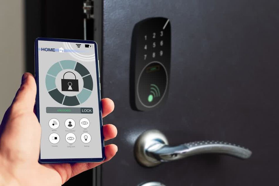 A smart lock application using IoT