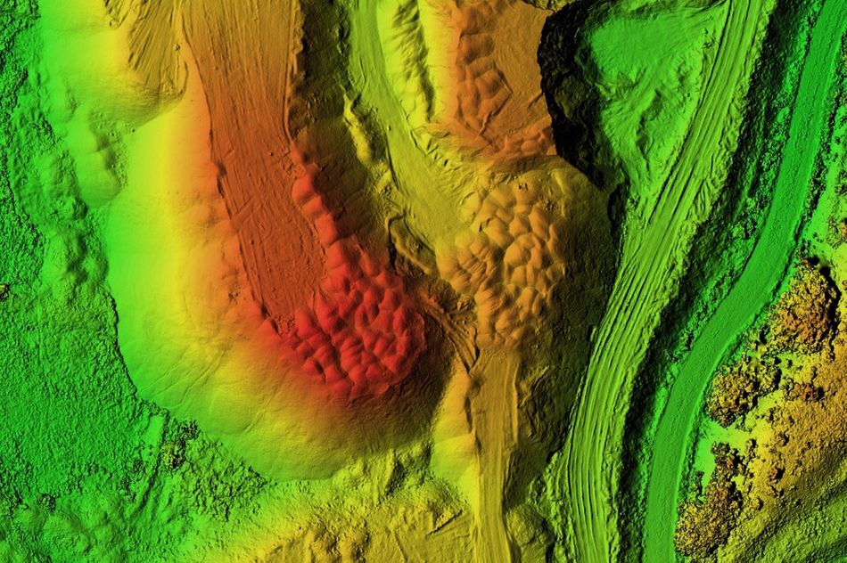 A detailed 3D map of a mine using Lidar Scanning