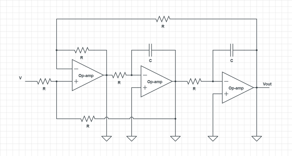 State Variable filter schematic