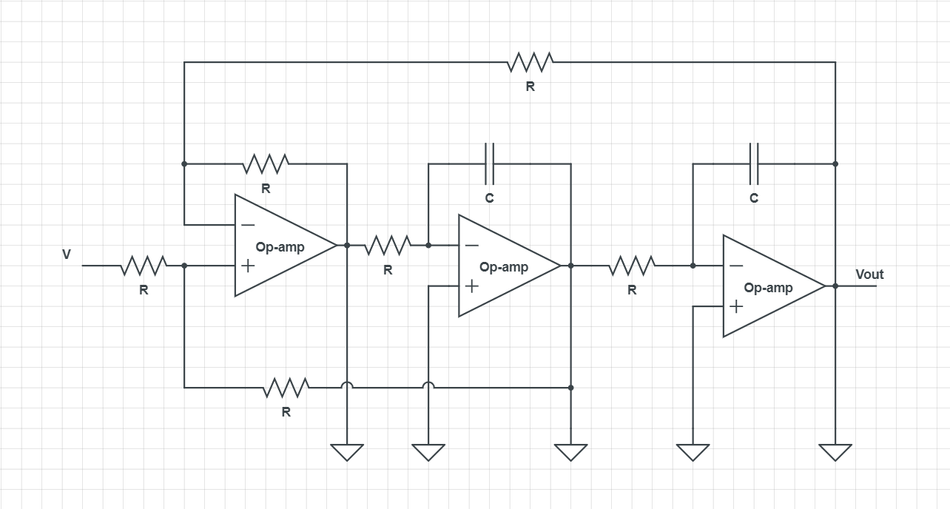 State Variable filter schematic