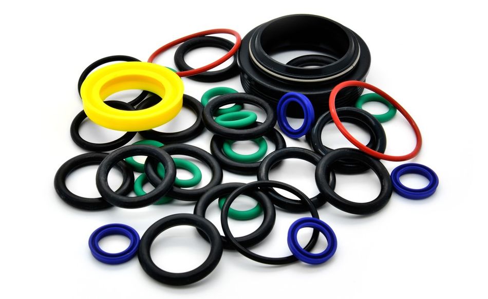 Silicone rubber gaskets, seals, O-rings, and dust wiper