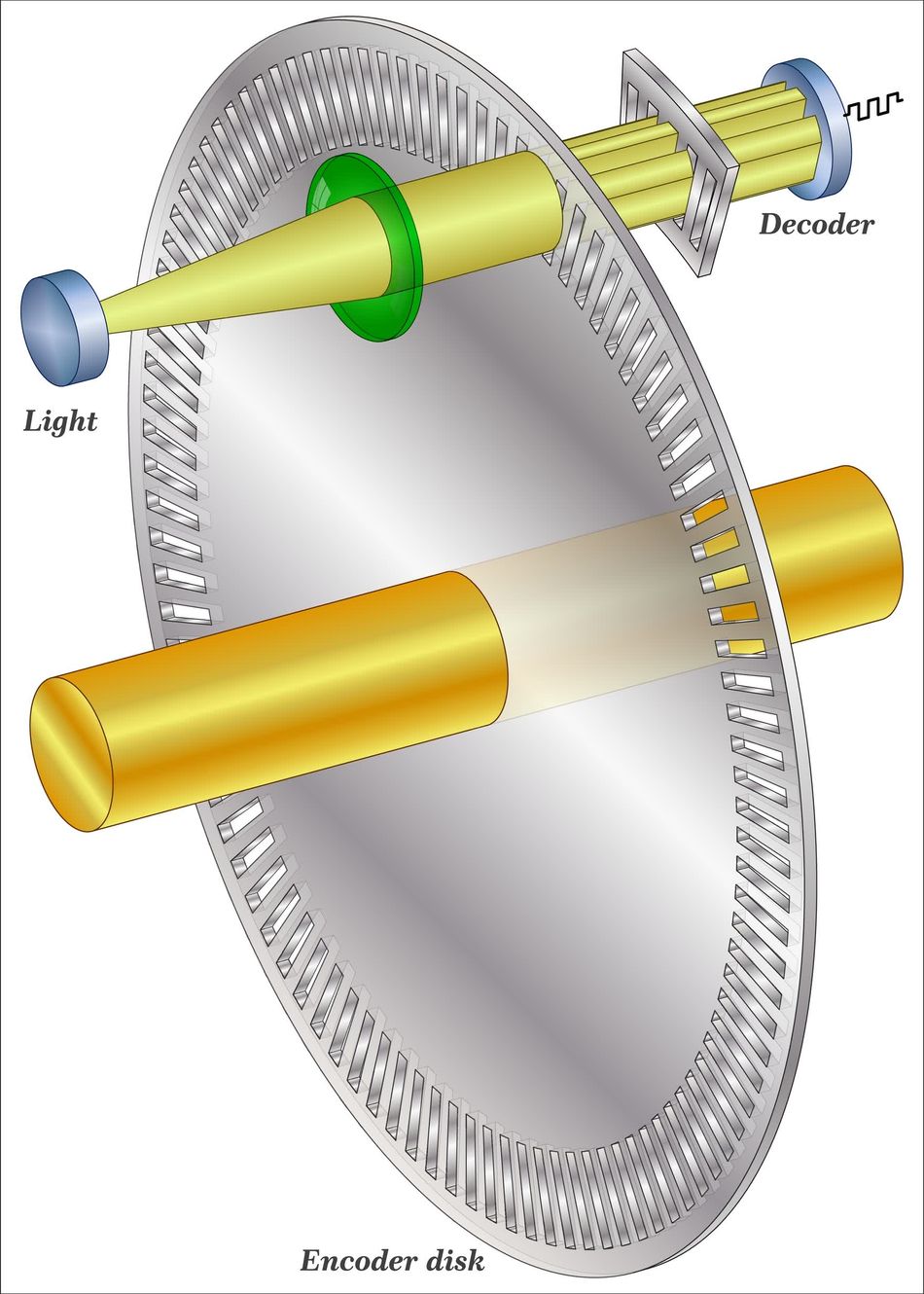 An absolute rotary encoder