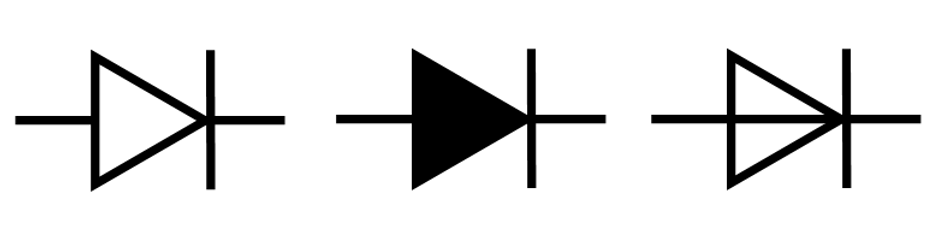 Generic Symbols of rectifier diode