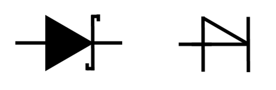 Symbols of Schottky Diode