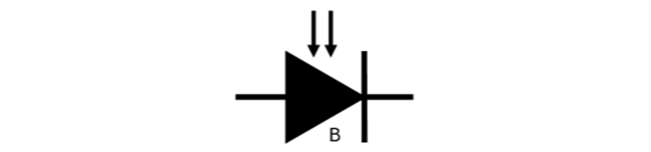 A magnetically sensitive diode symbol