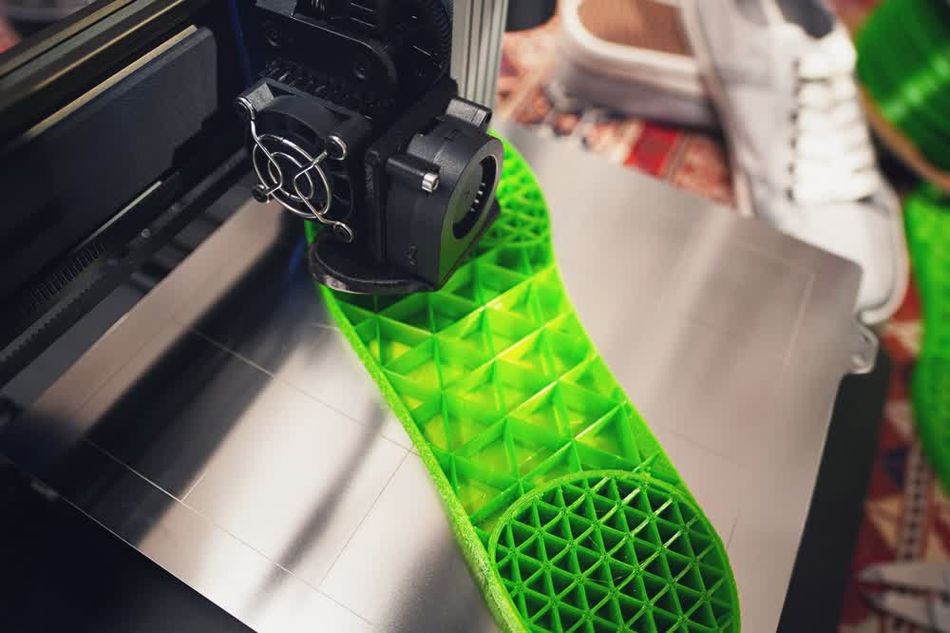 3D printed footwear using TPU