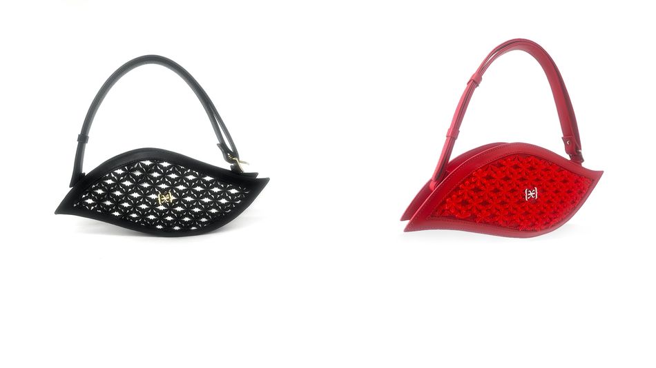 3D printed silicone handbag