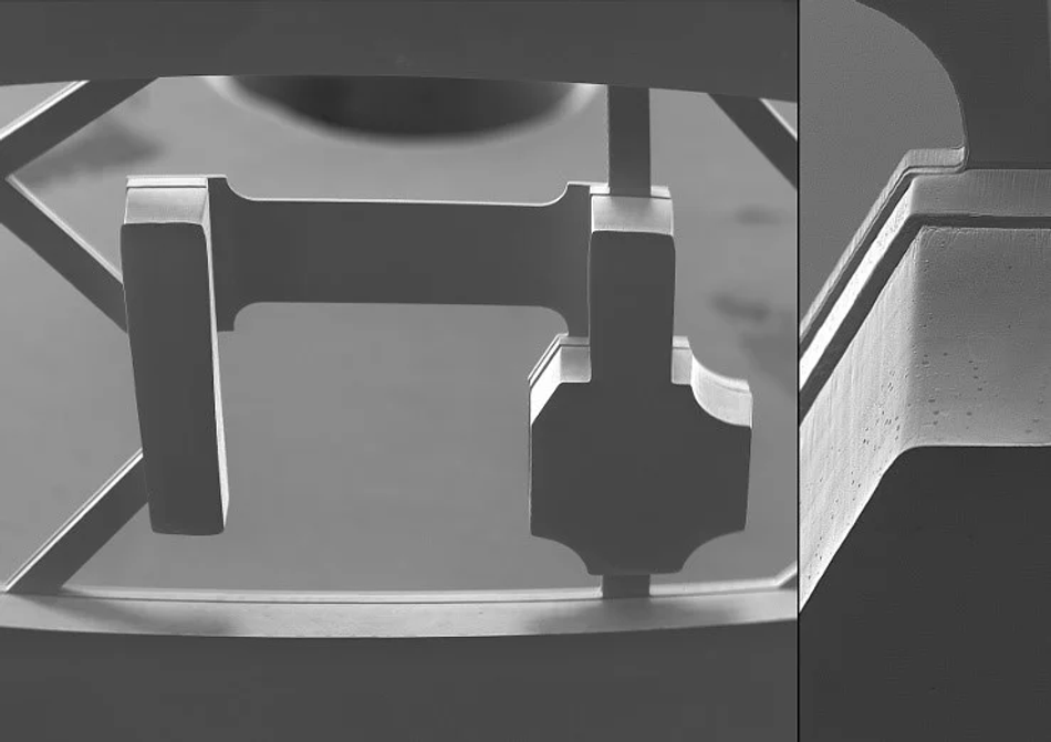  complex, multi-layer structure made by Electroforming