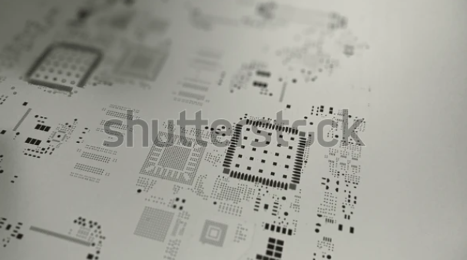 A stainless steel stencil for solder pasting