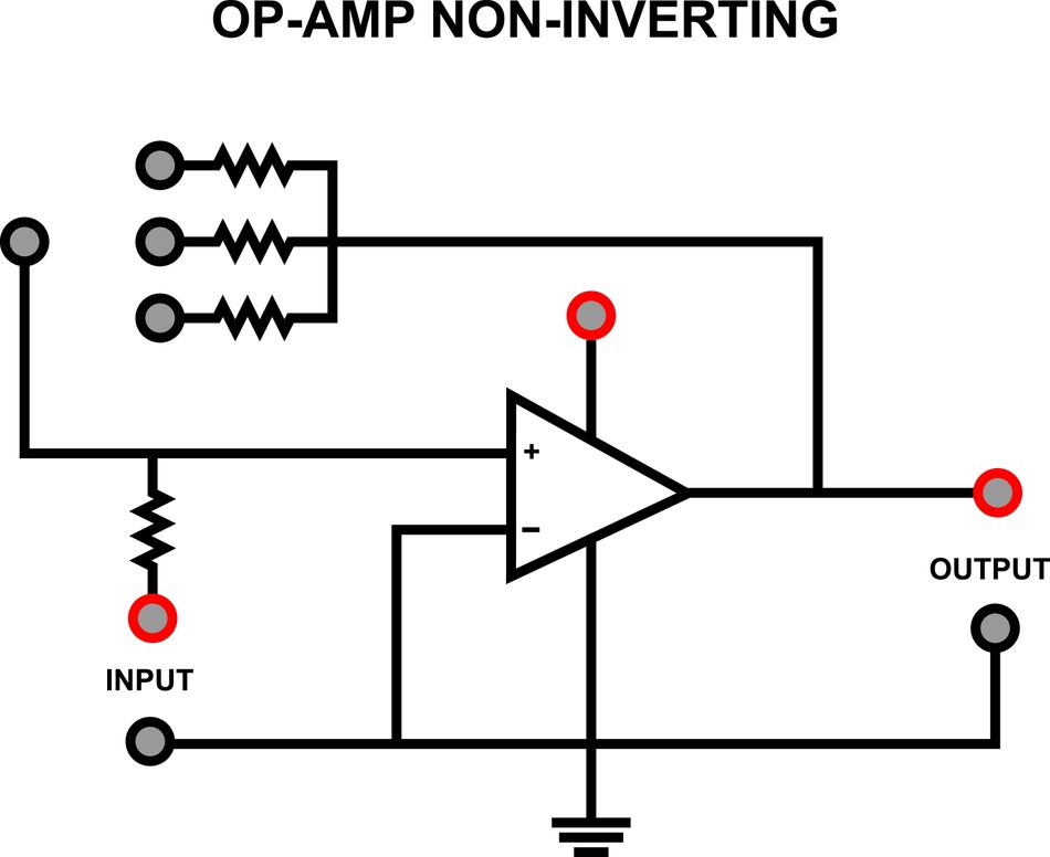 Op-Amp in non-inverting configuration