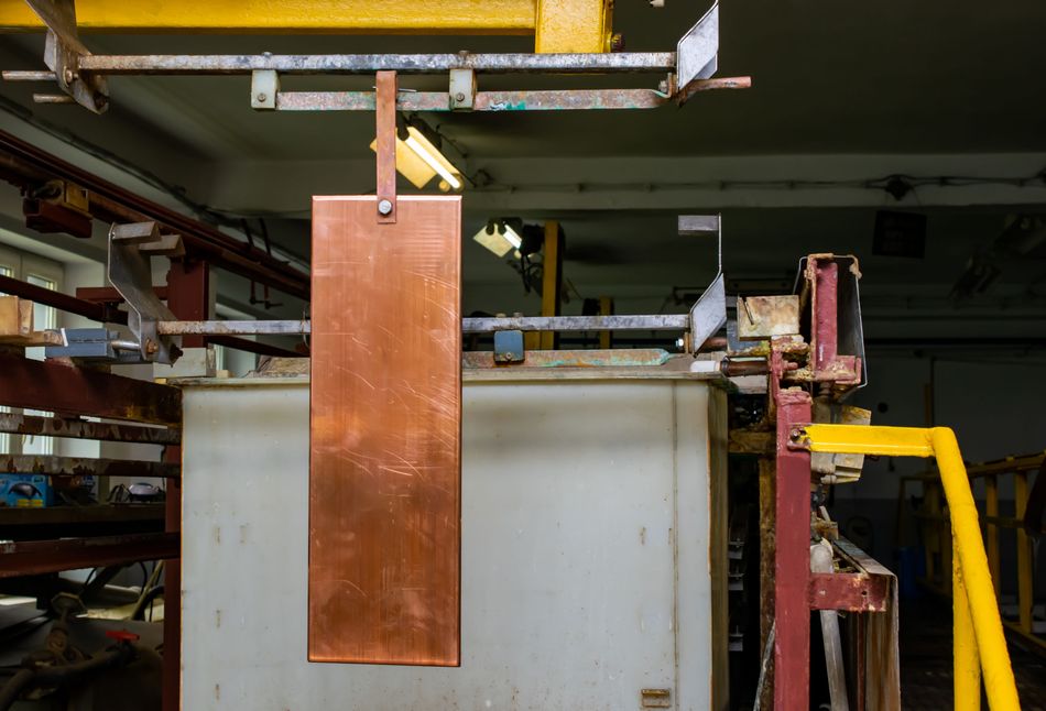 New Galvanic Copper Anode for Electrolysis
