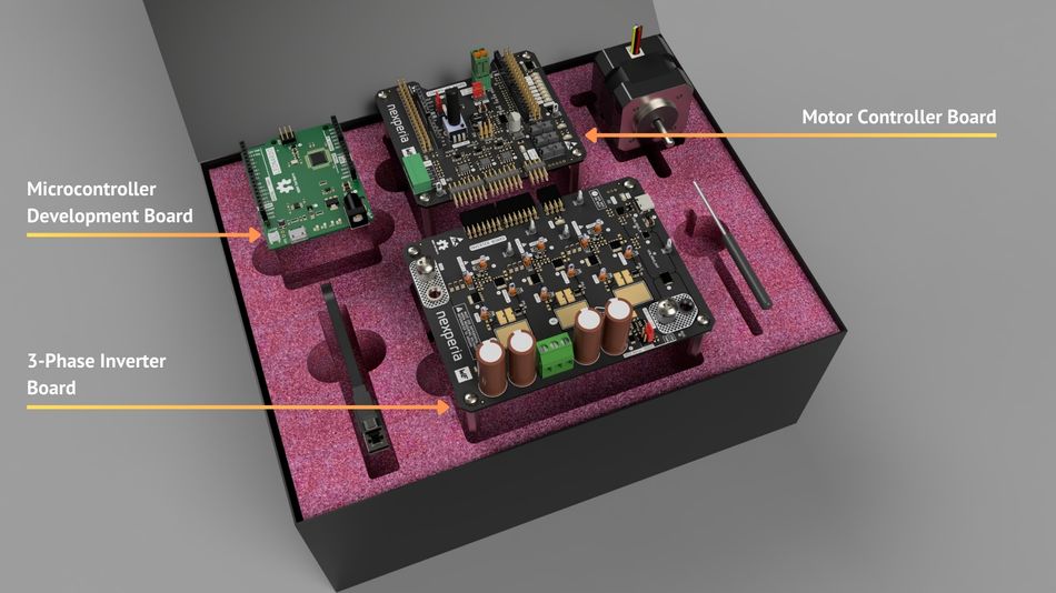 Nexperia-NEVB-MTR1-KIT1-Motor-Driver-Evaluation-Kit