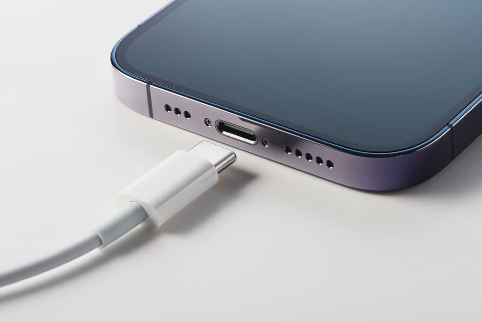 Most modern mobile phones use USB-C receptacle