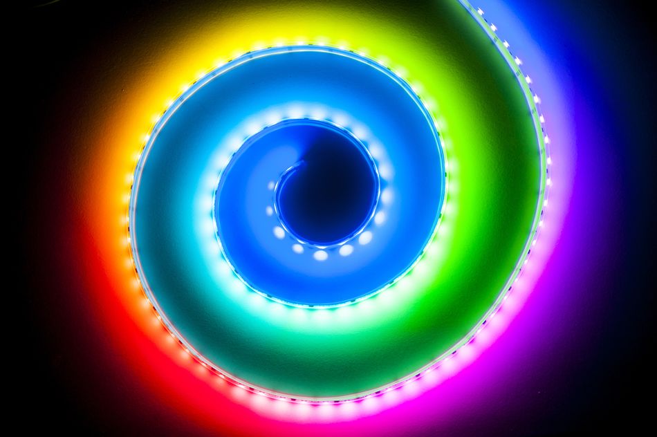The concept of PWM is widely used in RGB LEDs for color variation