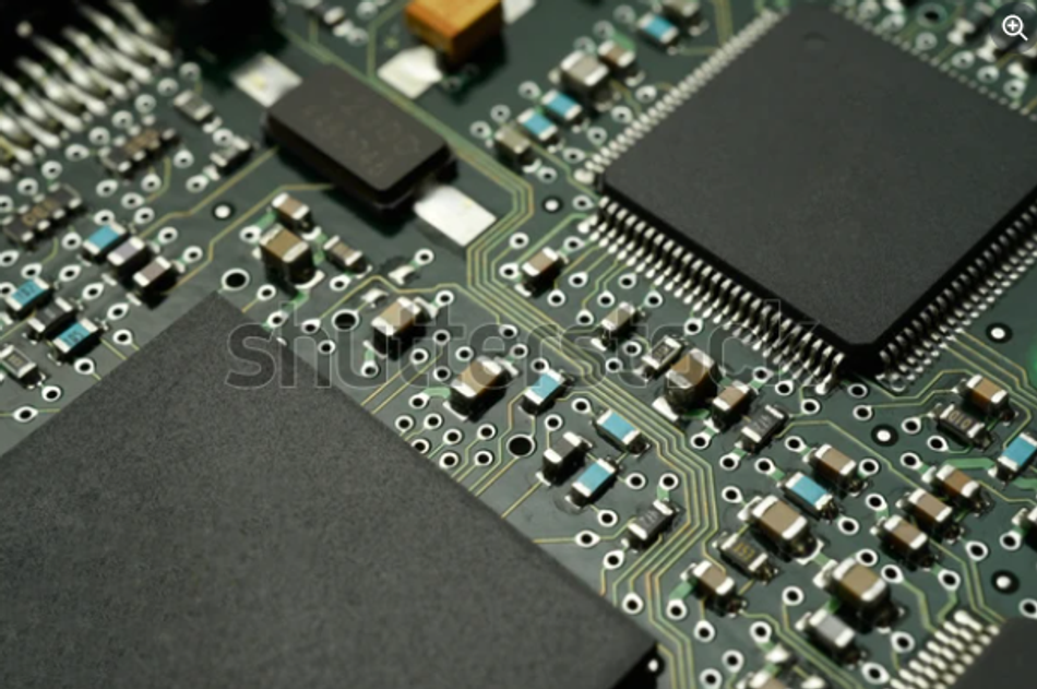 HDI PCB featuring SMD components