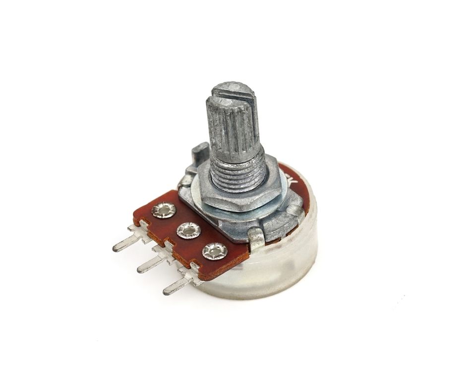 A rotary potentiometer