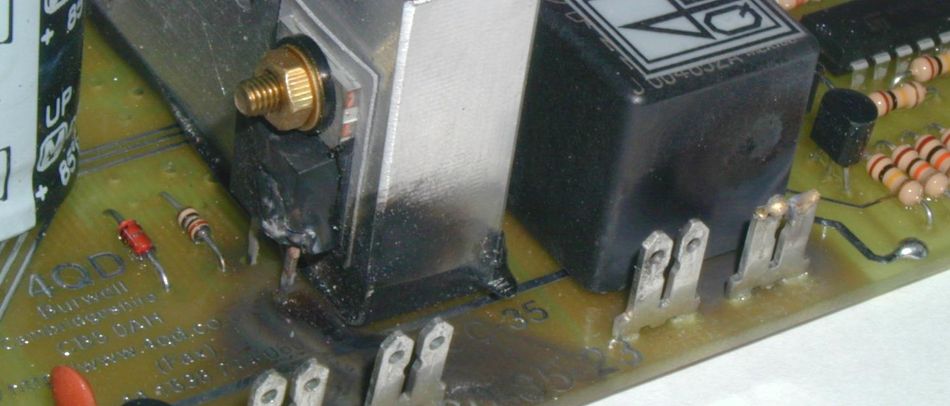 Burnt MOSFET in a PCB