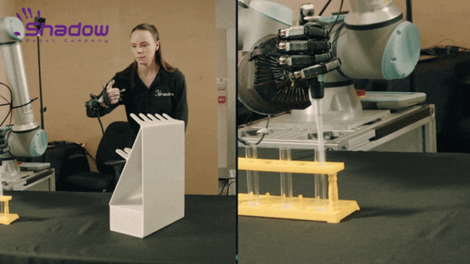 Demonstration of Shadow’s capabilities in pharmaceutical environments; Source: Shadow Robot
