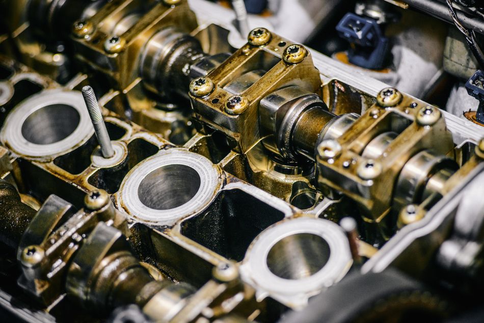 The power of a mechanical engine is typically measured in horsepower (hp)