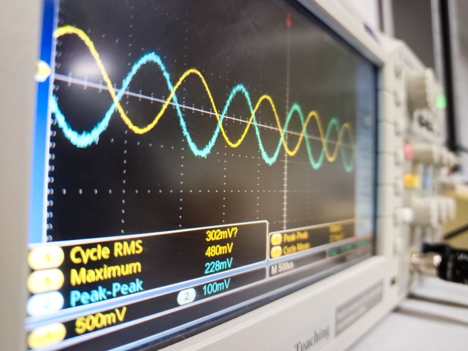 Oscilloscopes with math functions are great for direct power measurement in AC circuits 